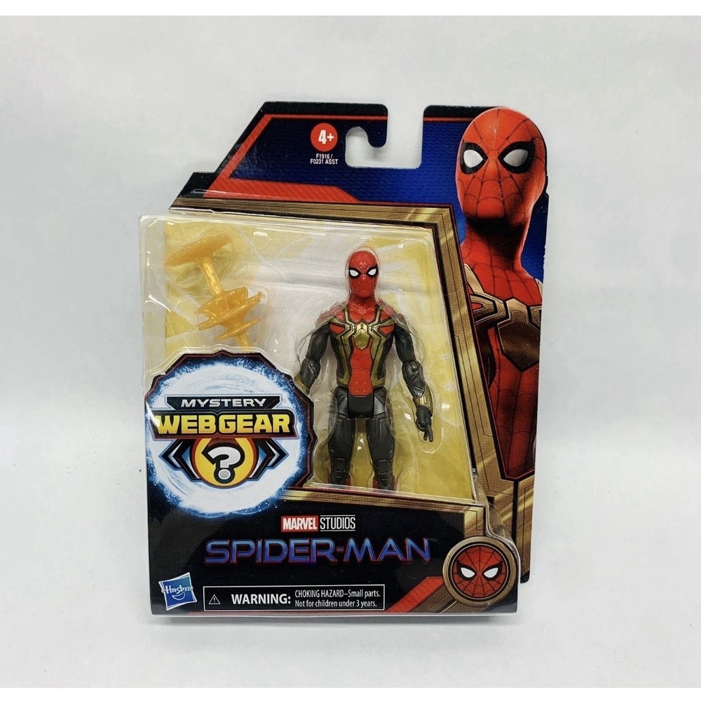 🕷✅ Hasbro Marvel Mystery Web Gear Integrated Suit Spider-Man 6" Action Figure